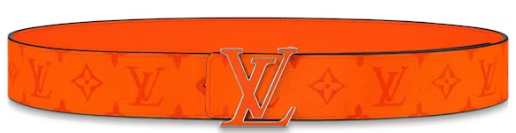 Louis Vuitton LV Initials Reversible Belt Monogram 40MM Volcano Orange