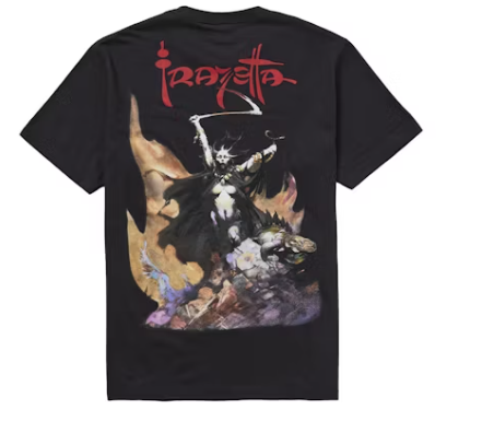 Supreme Frank Frazetta Woman With Scythe Tee Black