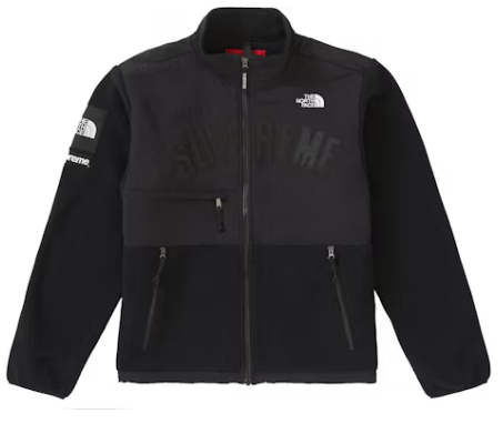 Supreme The North Face Arc Logo Denali Fleece Jacket Black