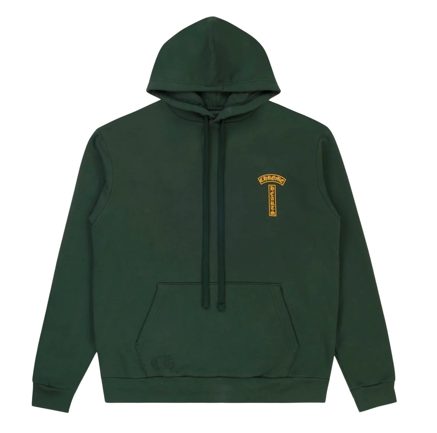 Chrome Hearts T Bar Logo Hoodie Green/Orange