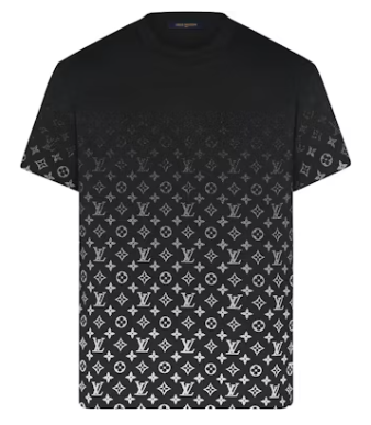 Louis Vuitton LVSE Monogram Gradient T-Shirt Black White