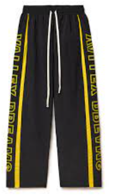 Vale Valley Dreams Sweatpants Black Yellow