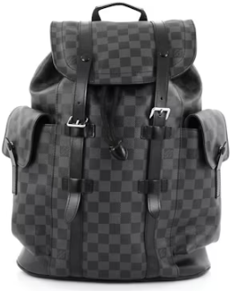 Louis Vuitton Christopher Damier Graphite PM Black