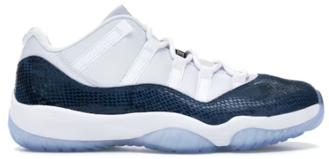 Jordan 11 Retro Low Navy Snakeskin 2019