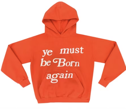 Cactus Plant Flea Market Born Again Hooded Sweatshirt Orange