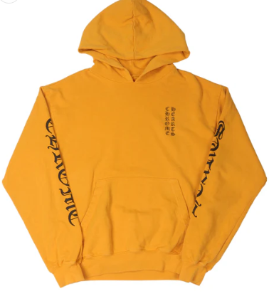 Chrome Hearts Eye Chart Hoodie Yellow