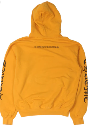 Chrome Hearts Eye Chart Hoodie Yellow