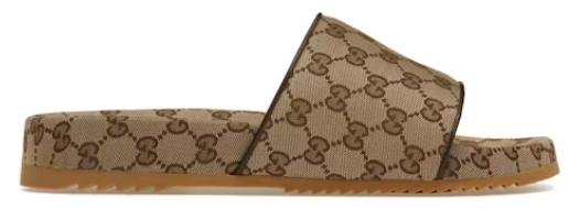 Gucci GG Slide Beige Canvas