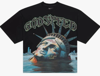 Godspeed Sunken Liberty T-shirt Black