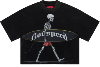 Godspeed Surf Day T-Shirt Black