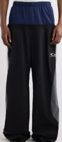 Balenciaga Double Layered Side Stripe Track Pants
