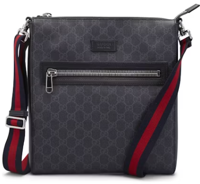Gucci Messenger GG Supreme Black Grey