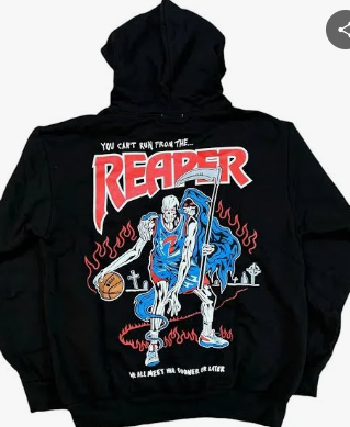 Warren Lotas The Reaper Hoodie Black