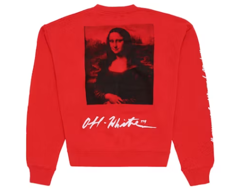 OFF-WHITE Monalisa Graphic Print Sweatshirt Red/Black/White