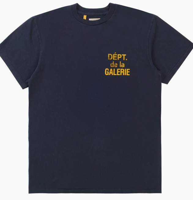 Gallery Dept. French Logo Tee Navy Gold