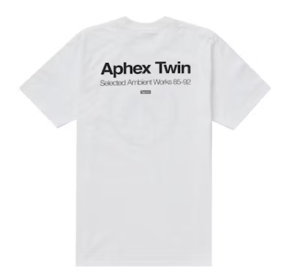 Supreme Aphex Twin Ambient Works Tee White