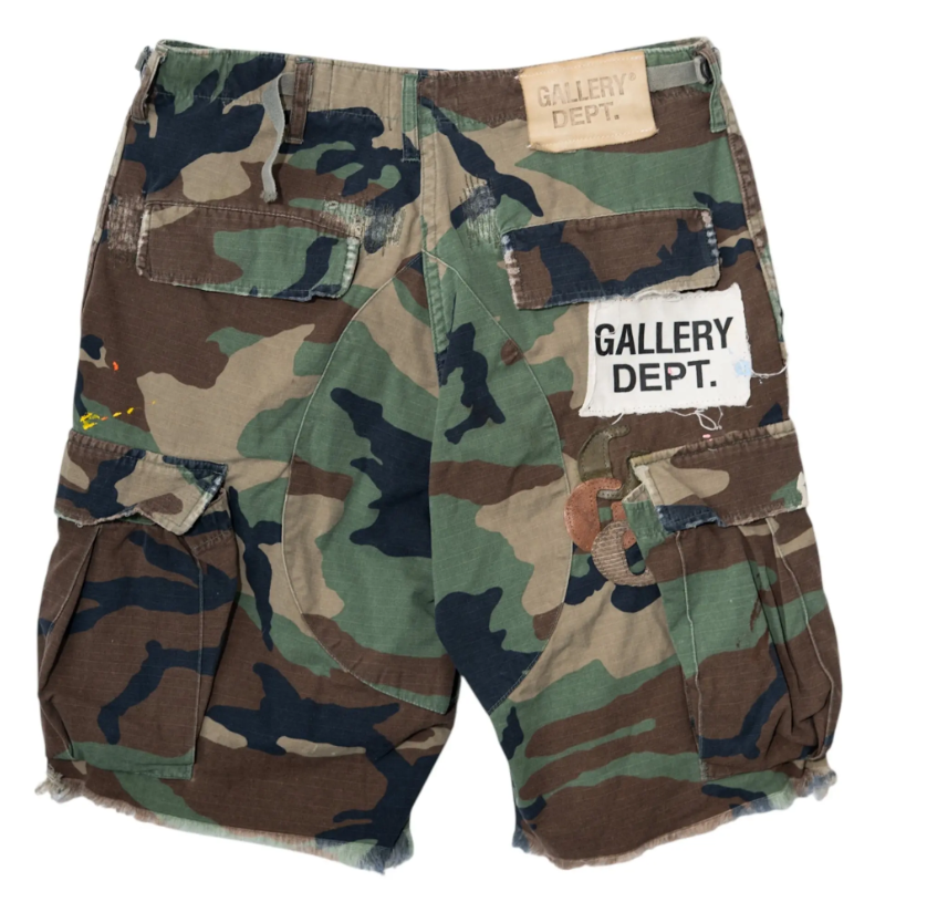 Gallery Dept G Patch Camo Cargo Shorts