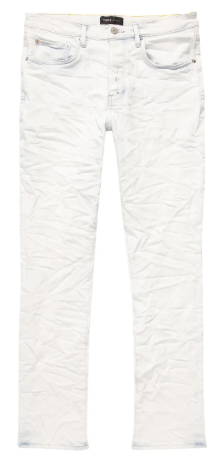 Purple Brand Mid Rise Straight Jeans Super Faded Icy Light Indigo
