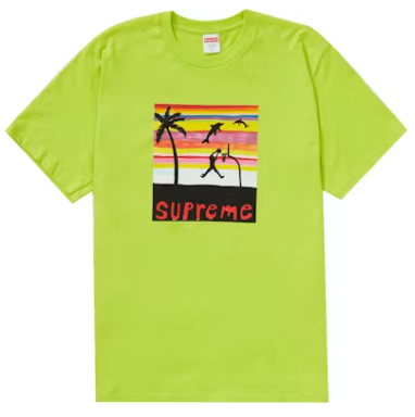Supreme Dunk Tee Bright Green