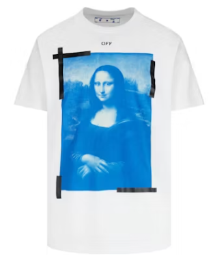 OFF-WHITE Slim Fit Mona Lisa Print T-shirt White