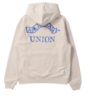 Jordan Union LA Fleece Hoodie Light Orewood Brown Hyper Cobalt