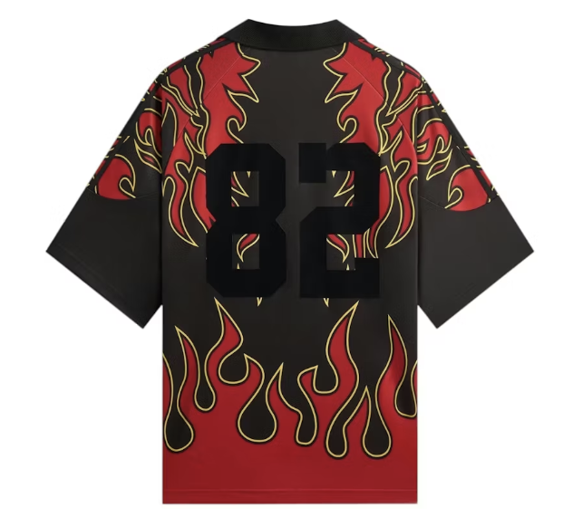 Kith x adidas Football Flame Soccer Jersey Black