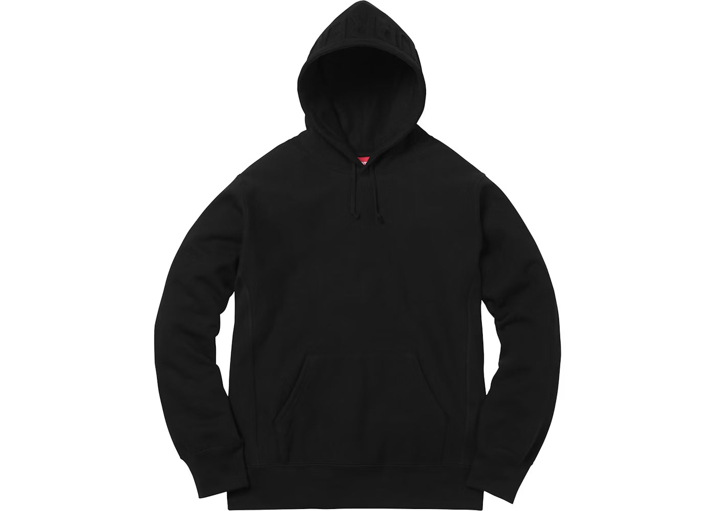 Supreme Embossed Logo Hooded Sweatshirt Black