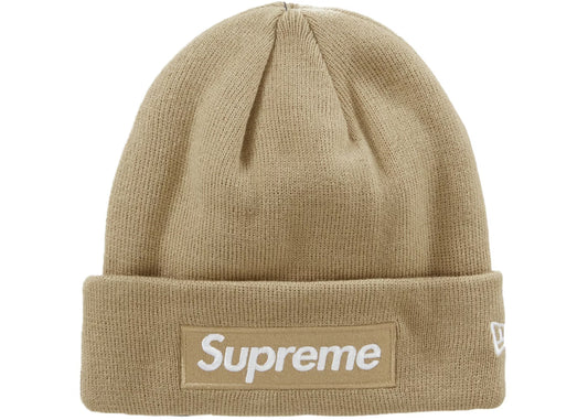 Supreme Box Logo Beanie Dark Sand (FW23)
