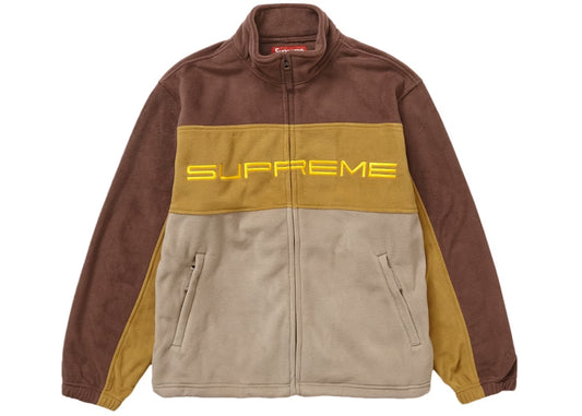 Supreme Polartech Zip Jacket Brown
