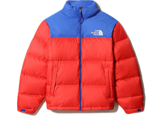The North Face 1996 Retro Nuptse Packable Jacket Horizon Red TNF Blue