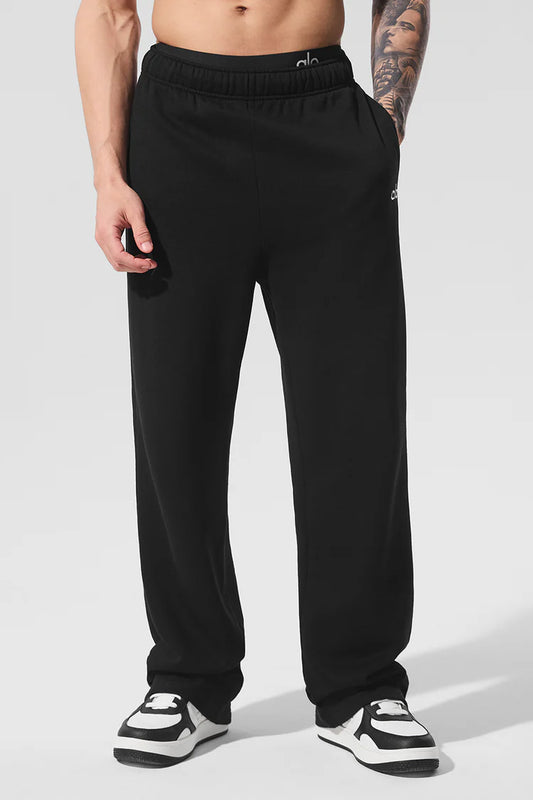ALO Accolade Straight Leg Sweatpant Black