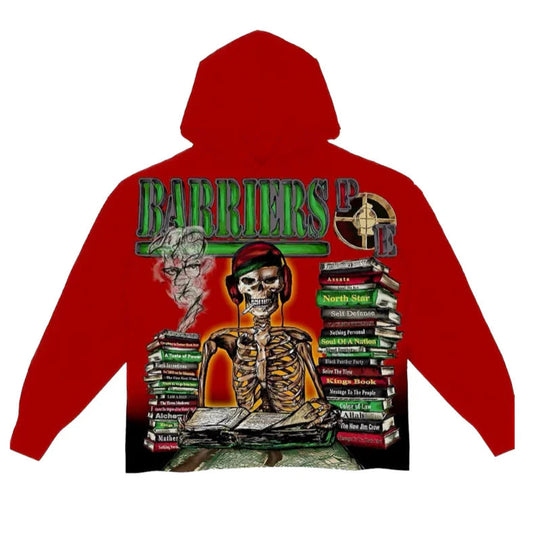 Barriers Public Enemy Hoodie Red