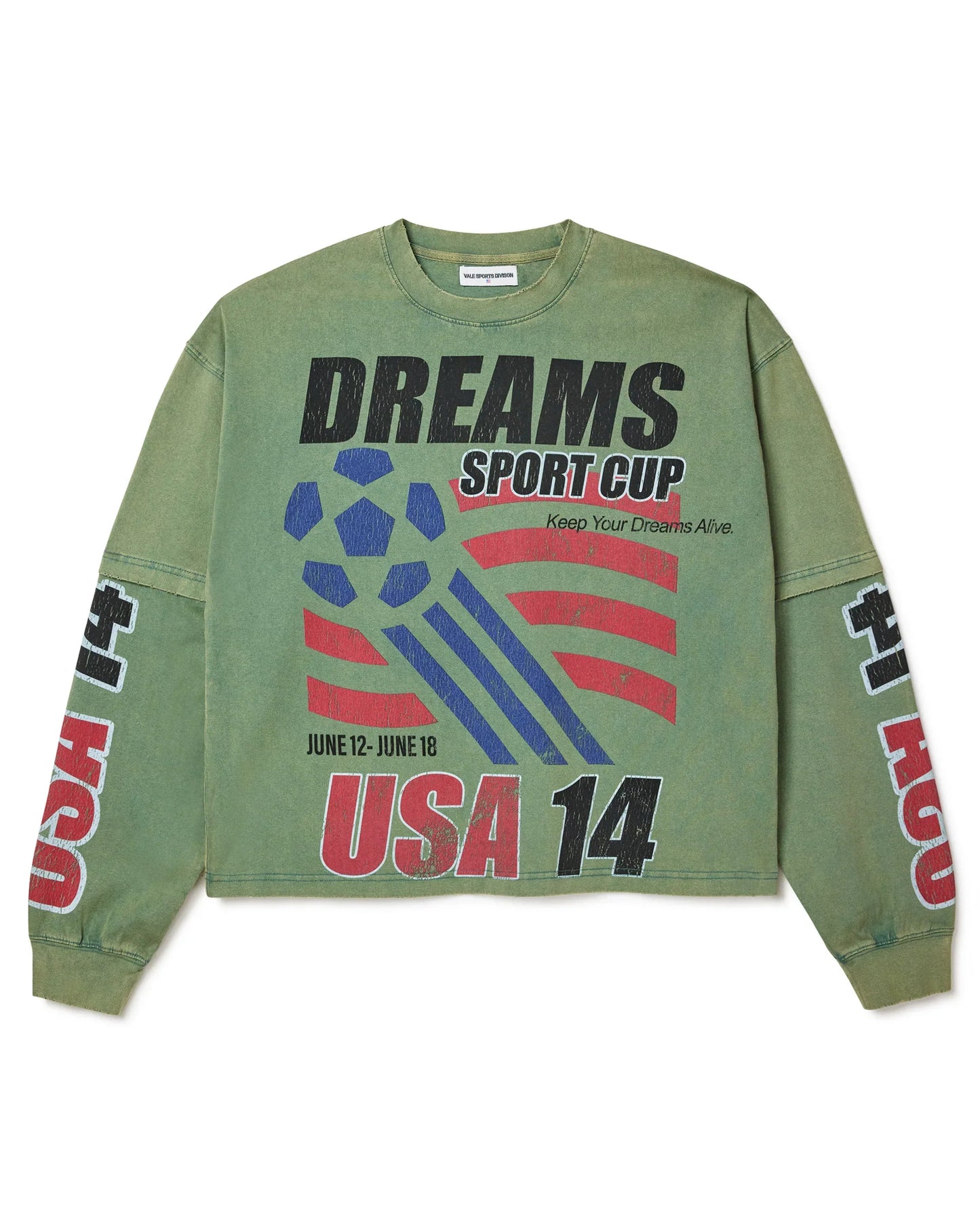 Vale Forever USA14 L/S T-Shirt Green