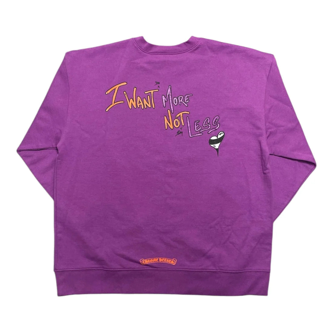 Chrome Hearts x Matty Boy Thats That Logo Crewneck Sweatshirt Purple Multi