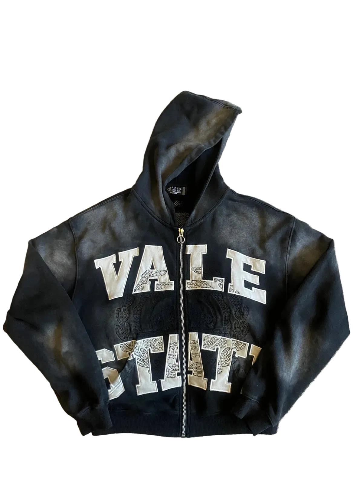 Vale Forest Emblem Zip Up Black