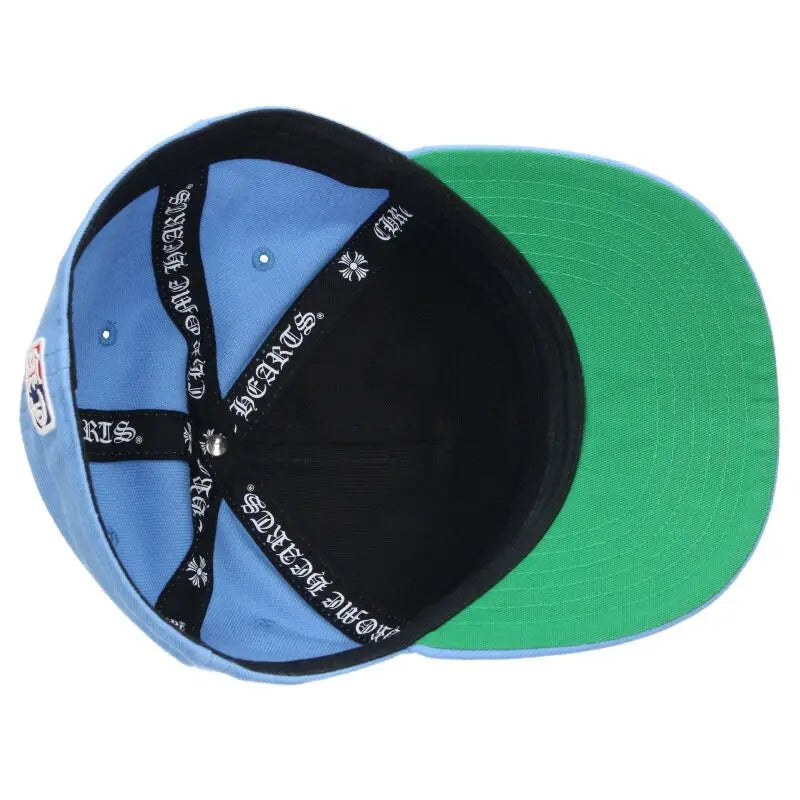 Chrome Hearts Wool Acrylic Serge Carolina Blue Fitted Hat