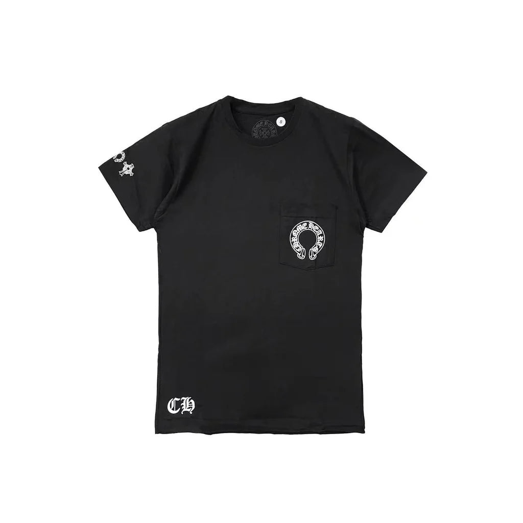 Chrome Hearts T Bar Logo Pocket T-Shirt Black