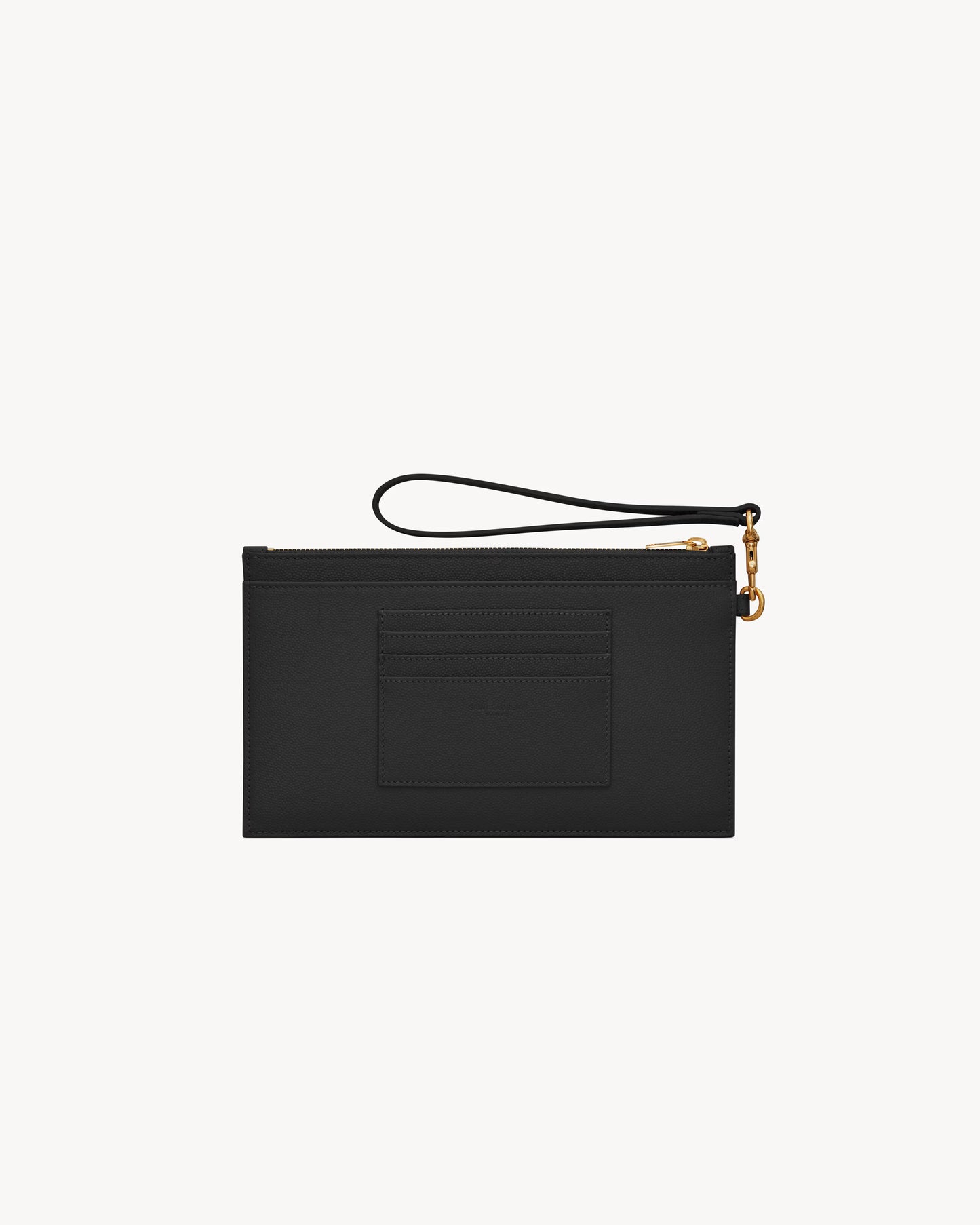 YSL Saint Laurent Cassandre Matelasse Large pouch in grain de poudre leather