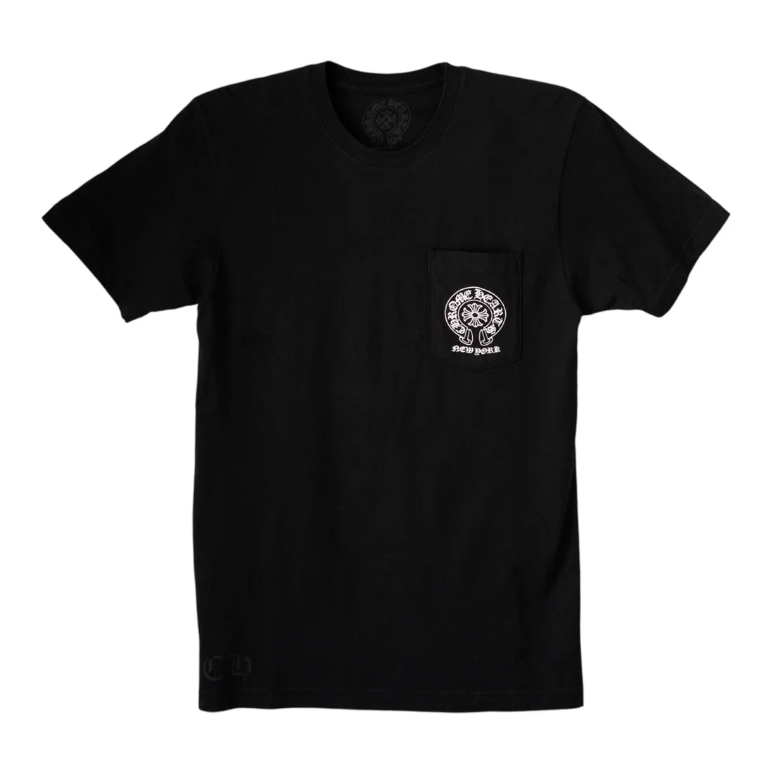 Chrome Hearts Horse Shoe Logo Pocket T-Shirt New York Black