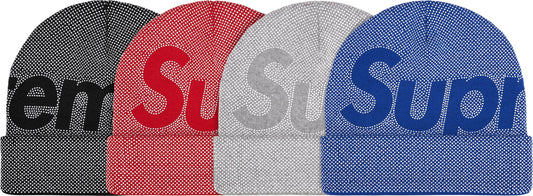 Supreme Studded Knockout Big Logo Beanie