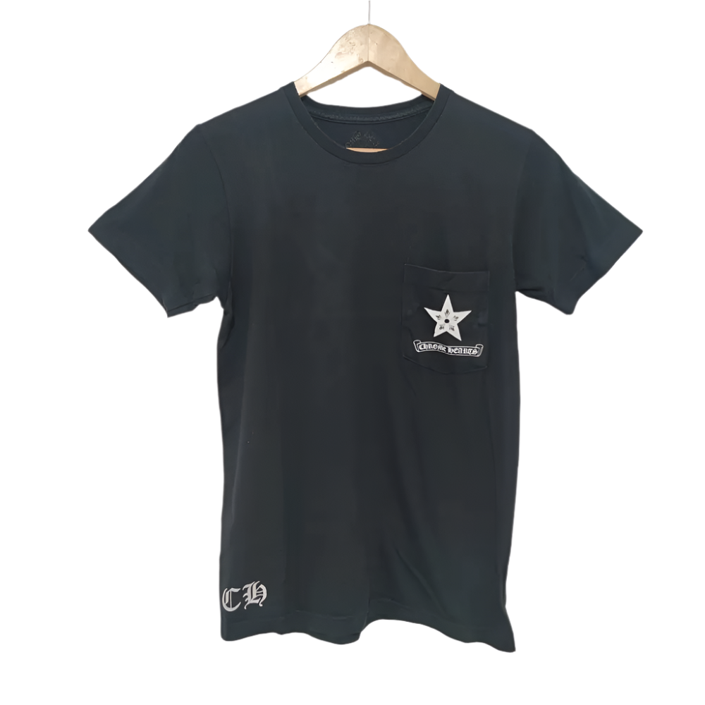 Chrome Hearts Ninja Star Pocket Tee Black