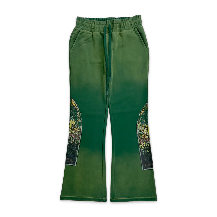 Who Decides War Faded Sweatpant Green