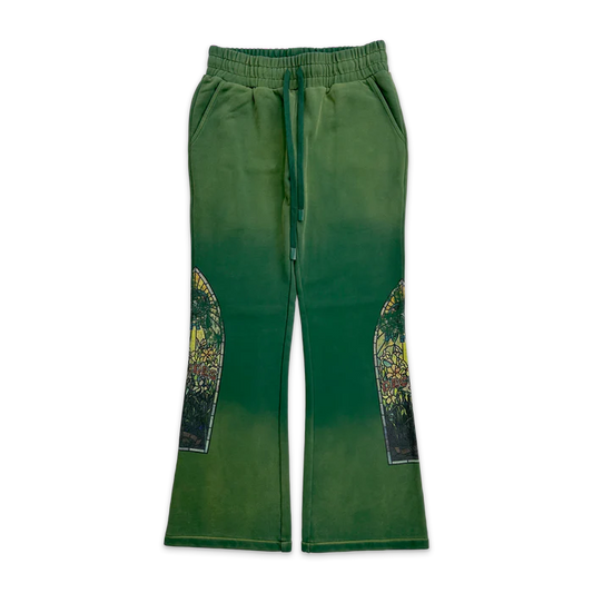 Who Decides War Faded Sweatpant Green