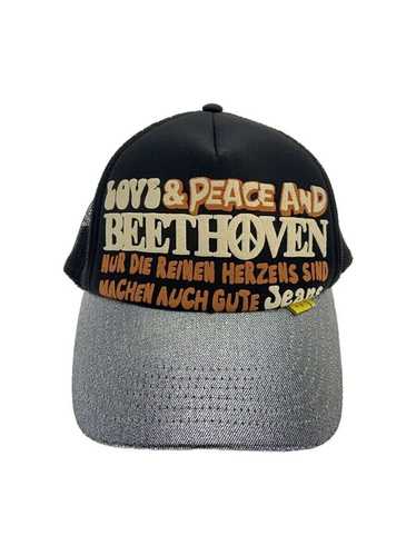 Kapital Love & Peace Beethoven Silver Brim Hat