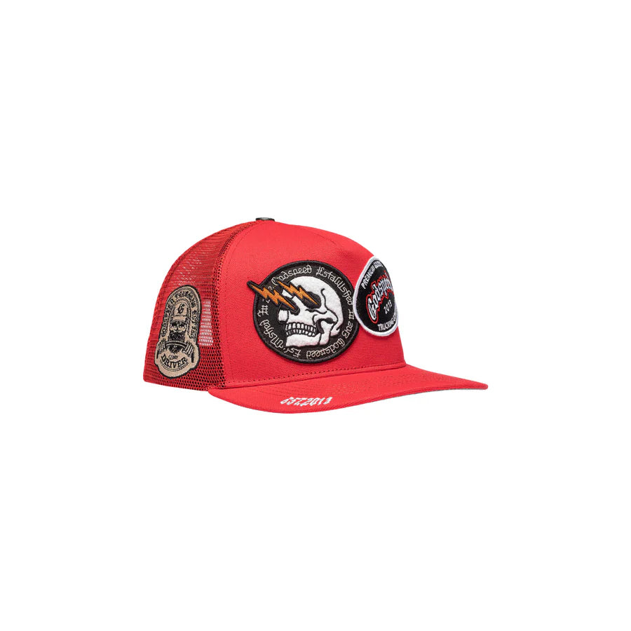 Godspeed OG Dual Trucker Hat Red