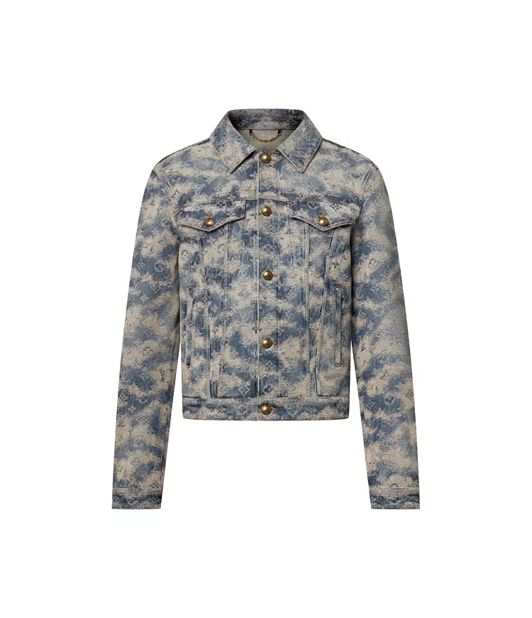 Louis Vuitton Monogram Denim Trucker Jacket & Skate Pants