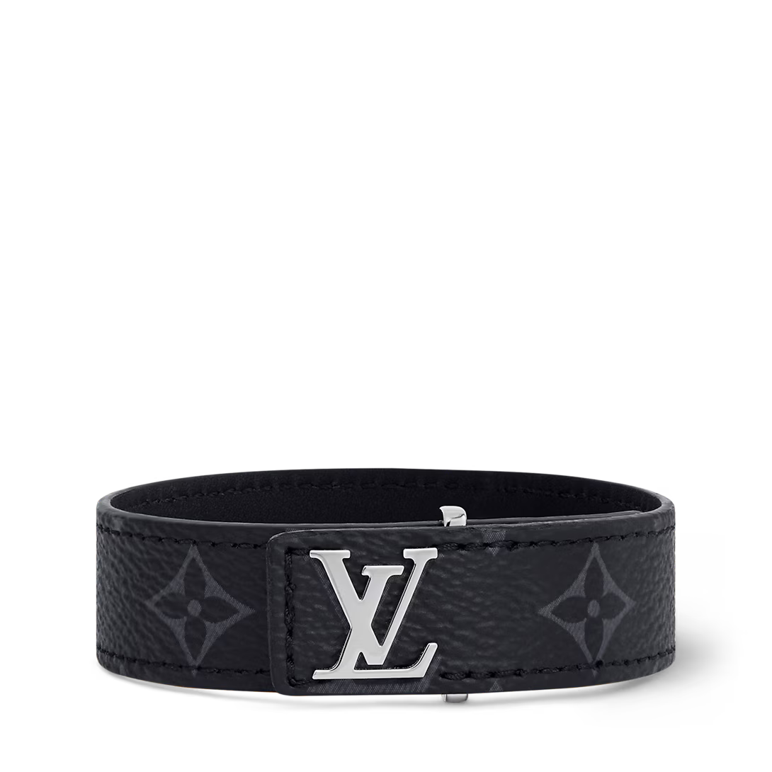 Louis Vuitton LV Slim Bracelet Monogram Eclipse Black