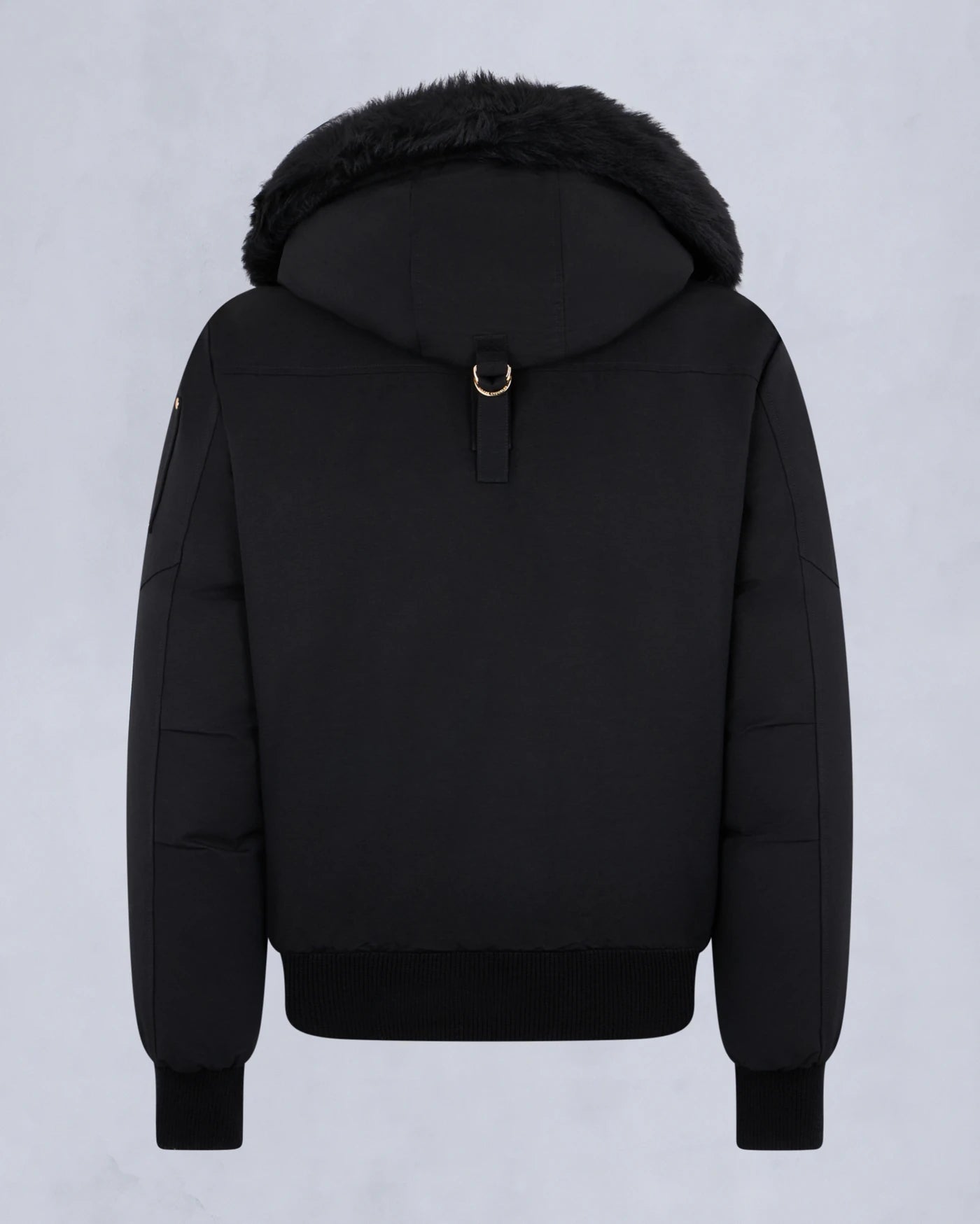 Moose Knuckles Ballistic Bomber Gold Series Jacket Black
