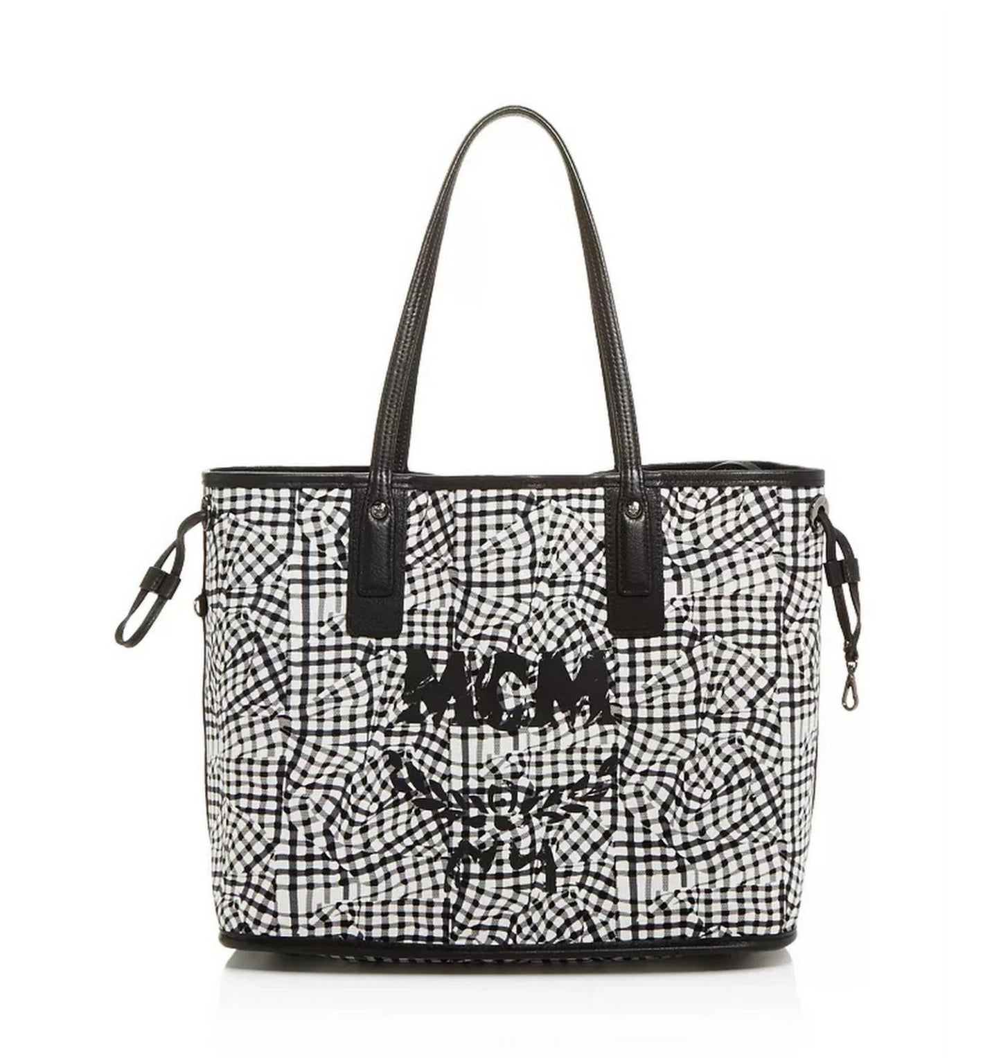 MCM Reversible Liz Shopper Bag Visetos Black