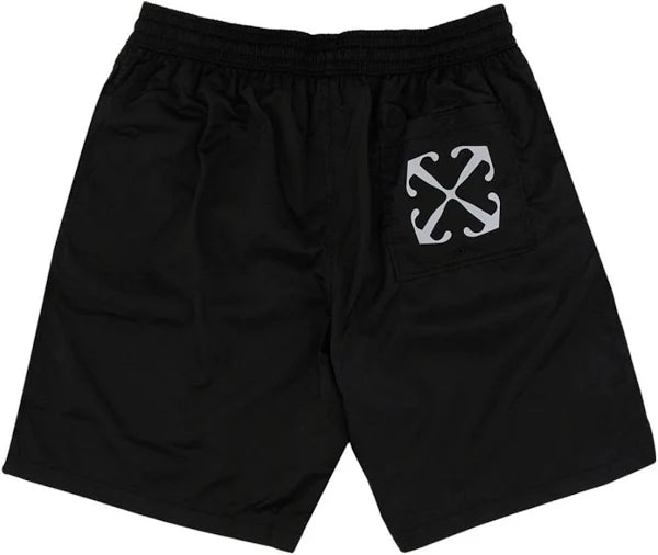 Off-White Arrow Surfer Swim Shorts Black
